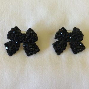 Richard Kerr Vintage Black Crystal Bow